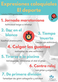 Sabias Que Hay Muchas Expresiones En Espanol Relacionadas Con El Deporte Conocias Algunas Como Tiempo M Expresiones Expresiones En Espanol Aprender Espanol