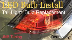 Deautokey Led Tail Lights Bulb Install Youtube