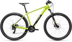 The cube aim race hardtail mountain bike can help you burn fat. Cube Aim Pro Green N Black 16 Zoll 27 5 2021