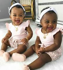 Give her a cute name starting with a letter s. Cute Black Twins Baby Pictures