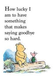 Stylish home decor, beautiful diys, adventurous travel, lifestyle, best friend inspiration, nashville, and more! Winnie The Pooh Quote Poster How Lucky I Am To Have Something That Makes Saying Goodbye So Hard By A Pooh Quotes Winnie The Pooh Quotes Winne The Pooh Quotes