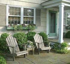 Adirondacks Courtyard Landscaping Outdoor Patio Decor Front Yard Patio