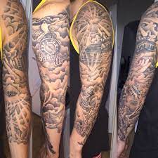 Arm Sleeve Tattoos Clouds Arm Tattoo Sites