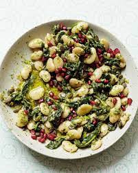 Warming Pesto Butter Beans Recipe Delicious Magazine Recipe Bean Recipes Deliciously Ella Recipes Recipes