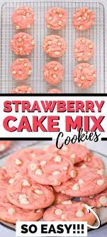 8 pans yield thicker brownies; Strawberry Cake Mix Cookies Easy 4 Ingredient Recipe