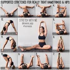Le yoga est en somme un exercice à la fois physique, mental et relaxant que vous pouvez pratiquer chez vous dans le plus grand des calmes. Sspported Stretches For Really Tight Hamstrings Hips 1stinhealth Workout Stretch Fitnesswork Exercices De Fitness Yoga Pour Maigrir Yoga Pour Debutants