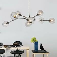Today's flush mounted lights offer various features, including dimmable options, that allow you to control the amount of lighting that your fixture emits. Modern Black Pendant Light Glass Chandelier 7 Lights Fixture Hanging Flush Mount Ceiling Lights Modern Ceiling Light Pendant Ceiling Lamp