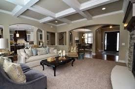 It's a terra cotta look, and it's perfect if you're looking for shitake is one of those rare beiges that goes with almost every color of hardwood floor , rardless of. Traditional Home Open Floor Plan Living Room Furniture Layout Home Interior Design Interior Design Color Schemes