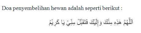 Doa Menyembelih Ayam Sesuai Sunnah Jantan Betina Bahasa Arab