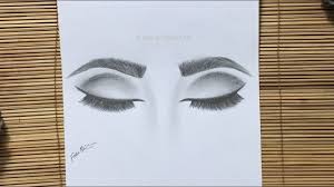 How To Draw Closed Eyes Easy Way To Draw Girl Eye Pencil Sketch Dr Art Drawings Sketches Simple Girl Drawing Drawings