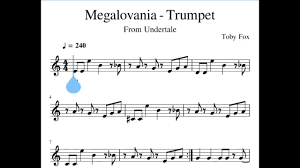 Check spelling or type a new query. Megalovania Trumpet Sheet Music Youtube