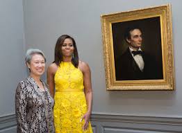 Maybe you would like to learn more about one of these? Little Girl Went As Michelle Obama S Portrait For Halloween Time