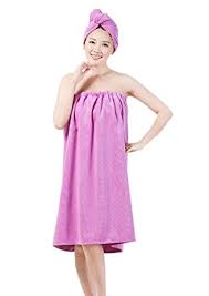 Are you a robe person? How To Make A Towel Wrap Cover Up And A Hair Drying Shower Cap From Terry Towels