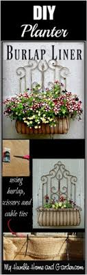 Compare prices · lawn & garden essentials · free delivery Planting Annuals And Diy Burlap Liner My Humble Home And Garden