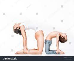 Mother Son Stretching Practicing Yoga Together Stock Photo 367438472 |  Shutterstock
