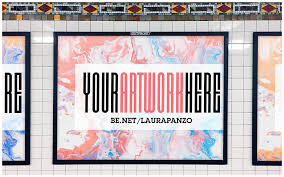 Download this free psd file about billboard mockup in subway station, and discover more than 11 million professional graphic resources on freepik. Free Nyc Subway Ad Mockup Psd Set On Behance