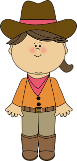 Western Cowgirl Cartoon Kids Kids Clipart Western Theme