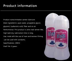 Lubricants are available in many designs and at condomking you will find over 100 selected lubricants that are all of the highest quality. Imitation Semen Lubricant Lube Products 200ml Vaginal Creamy Lubrication Also For Anal Sex Water Base Lubricant Sex Oil Vibrators Aliexpress