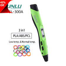 Only 21 10 Sunlu 3d Printing Pen Intelligent Temperature Safe 1 75mm Abs Pla Pcl Filament Lcd Wireless 3d Drawing Fun 3d Printing Pen 3d Printing Funny Toys