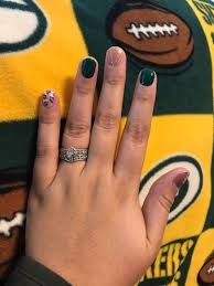 Nfl Green Bay Packer Football Nails Color Street Color Street Football Nails Color