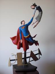 #superman #warner archive #lois lane #christopher reeve #margot kidder. Superman Returns Lois Lane Superman Flying Replica Statue Figure Weta Dc Comics Brandon Routh Kate Bosw Superman Superman Returns Dc Comics