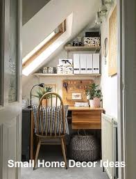 Small Home Office Decor Ideas In 2020 Small Home Office Home Remodeling Home