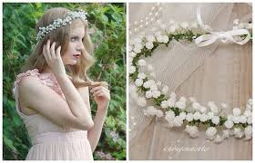 Haarkranz Schleierkraut Blumenkranz Accessoire Haare Haarschmuck Hochzeit Blumenmadchen Oktoberfest Dirndl Kopf Hair Wreaths Wedding Decorations Hair Ornaments