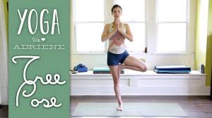 Tree Pose Vrksasana Yoga With Adriene Yoga With Adriene Yoga Poses For Beginners Cool Yoga Poses