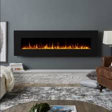 Wall mount electric fireplaces get the ambiance of a fireplace with installation as easy as a television. Real Flame Wall Mount Fireplace 1360e