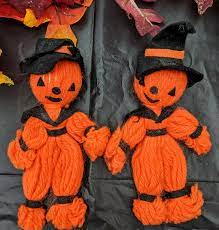Icanvas.com has been visited by 10k+ users in the past month 2 Vintage 1960 S Hallowee Yarn Scarecrow Dolls 5 Day Auction Ebay Halloween Yarn Scarecrow Doll Halloween Collectables