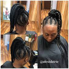 Lemonade Braids Feedinbraids Feedinponytail Ponytail Feedincornrows Braids Feed In Braids Lemonadebraids Sidebraid Feed In Braid Feed In Ponytail Braids