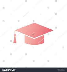Graduation Cap University Hat Red Icon Symbol Of University College Education And Academic Job Master Degre Graduation Cap Education College Masters Degree