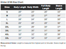 gildan size chart for hoodies third bell on the right