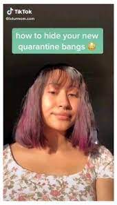 How To Hide Bangs By Lolurmom Com Dyed Hair With Bangs If You Need Outfits Inspiration Follow Me Hide Bangs Aesthetic Hair Hair Videos