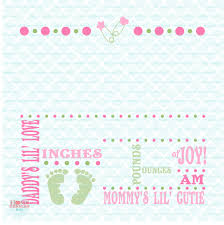 Download Birth Announcement Template Svg Birth Svg Baby Svg Etsy