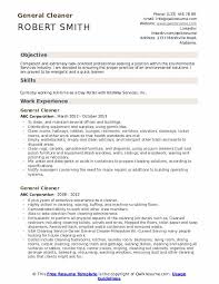 General resumes are used in different application processes. General Cleaner Resume Samples Qwikresume