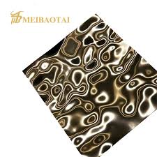 #decorative #stainless #steel #sheet can be #applied on #elevator #escalator #wall #screen #kitchen #equipment #design ,and we have #different #surface, like #etch #mirror #emboss #lamination #stainlesssteel #steel #stainless #304 #china #goodquality#blue #color #drawing. Metal Water Ripple Design 304 Color Stainless Steel Sheet For Decoration 3d Wall Pannel Foshan Meibaotai Stainless Steel Products Co Ltd