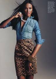 Black And White Cheetah Print Skirt Inspired By Pinterest Denim Shirt Leopard Skirt Leopard Print Skirt Fashion Animal Print Skirt