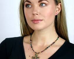 Michal Golan Large Patonce Floral Cross Necklace