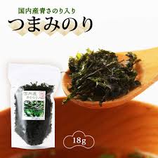 海苔 [加用物産] 国内産青さのり入り つまみのり 18g のり おつまみ つまみ あおさのり 四万十川 味噌汁 ラーメン うどん 海藻 おにぎり  乾燥のり ヒトエグサ アオサ 国内産 アオサノリ あおさ 味噌汁 みそ汁 うどん | にじデパート楽天市場店