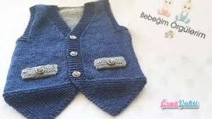 Bebek Yelekleri Modelleri Orgu Bebek Yelegi Yapilisi Orguvakti Bebek Cep Erkek Bebek Bebek
