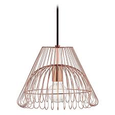 Mid Century Modern Pendant Light Copper Mitzi Katie By Hudson Valley H180701s Poc Destination Lighting