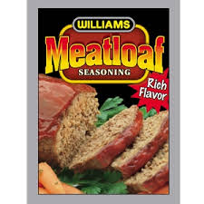 Bake at 375f for about 1 hour or until cooked through. Williams Meatloaf Seasoning Mix