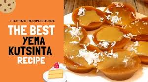 Kutsinta recipe or cuchinta is one of the most popular kakanin or sticky rice cakes here in the philippines and can be found almost anywhere. Delicious Yema Kutsinta Recipe Panlasang Pinoy Recipes