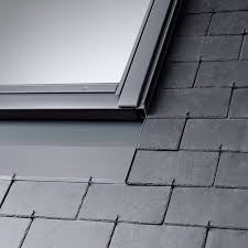 Velux Eindeckrahmen Vertiefter Einbau Schiefer Schichtstuck Dachfenster Schiefer Dach Dach