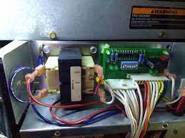 However, the secondary also has a ct (center tap) so between either blue wire and the yellow (ct) you will measure 12 volts. Hvac Transformer Wiring Confusion Doityourself Com Community Forums