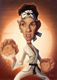 Daniel Russo From The Karate Kid Caricature Sketch Ralph Macchio Celebrity Drawings