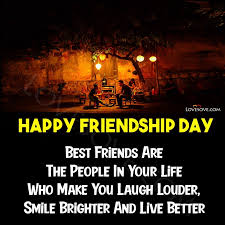 You have to cover this day with complete enthusiast. Happy Friendship Day Quotes Friendship Day Status Images