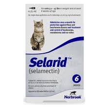 Puppies and kittens up to 5 lbs; Selarid Selamectin Topical For Cats