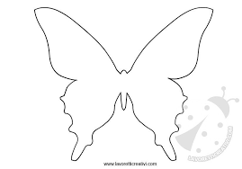 Giochi da colorare per bambini. Farfalle Sagome Da Ritagliare Lavoretti Creativi